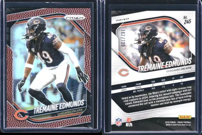 Tremaine Edmunds — 2025 Panini Prizm Prizm Pigskin