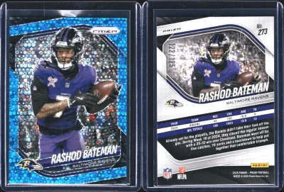 Rashod Bateman — 2025 Panini Prizm Prizm Blue