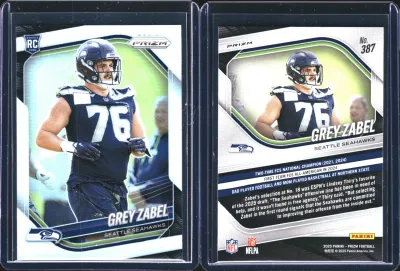 Grey Zabel — 2025 Panini Prizm Prizm Silver