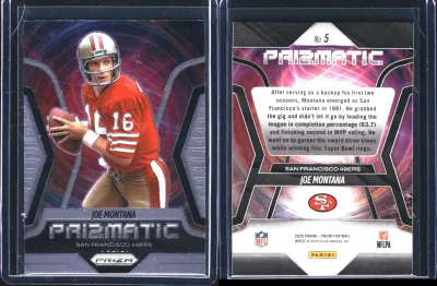 Joe Montana 2025 Panini Prizm