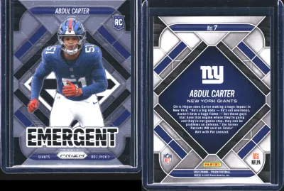 Abdul Carter 2025 Panini Prizm