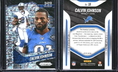 Calvin Johnson card