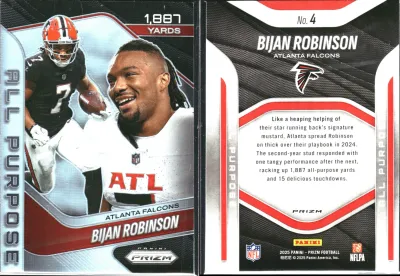 Bijan Robinson 2025 Panini Prizm