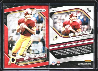 Joe Theismann — 2025 Panini Prizm Prizm Red Wave