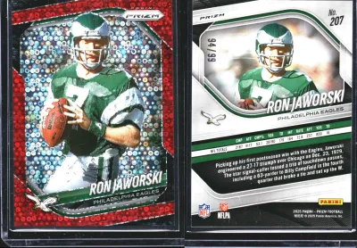 Ron Jaworski — 2025 Panini Prizm Prizm No Huddle Red