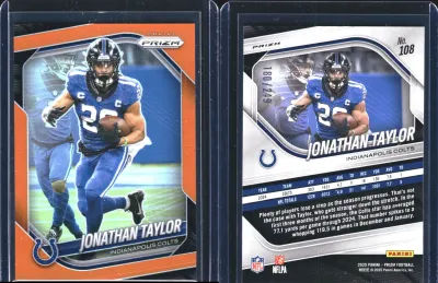 Jonathan Taylor 2025 Panini Prizm