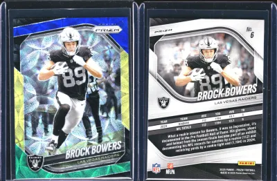 Brock Bowers 2025 Panini Prizm