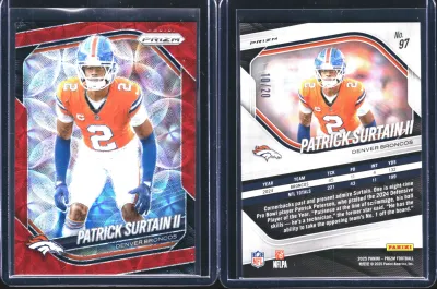 Patrick Surtain II — 2025 Panini Prizm Prizm Choice Red