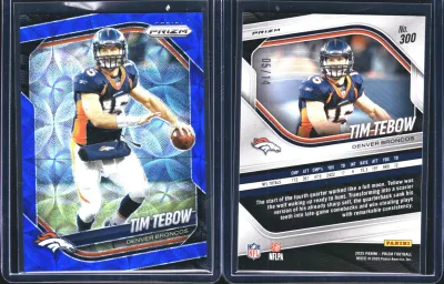 Tim Tebow — 2025 Panini Prizm Prizm Choice Blue
