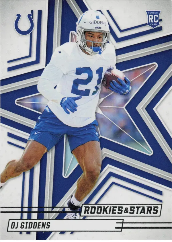 DJ Giddens 2025 Panini Rookies & Stars