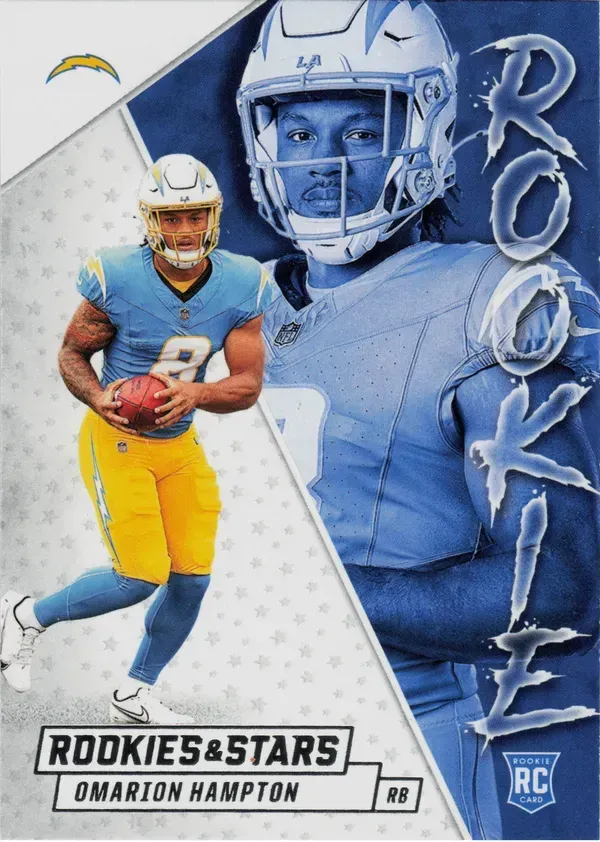 Omarion Hampton 2025 Panini Rookies & Stars