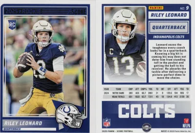 Riley Leonard 2025 Panini Score