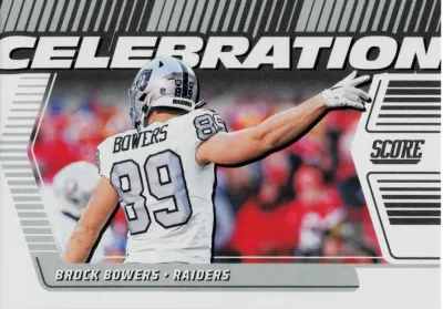 Brock Bowers 2025 Panini Score