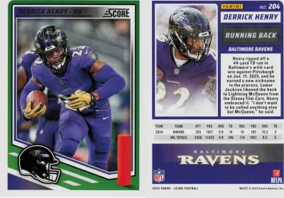 Derrick Henry 2025 Panini Score