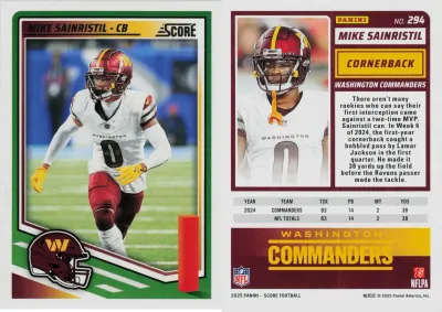 Mike Sainristil card