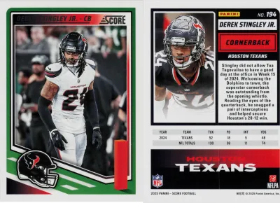 Derek Stingley Jr. card