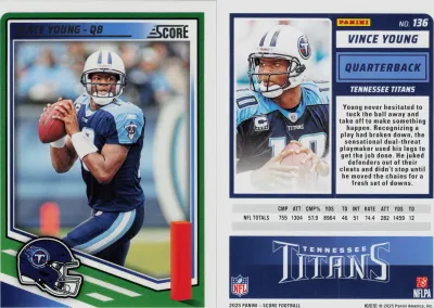 Vince Young — 2025 Panini Score