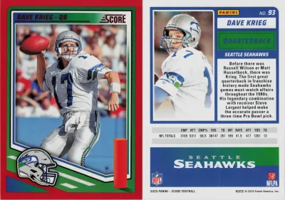 Dave Krieg card