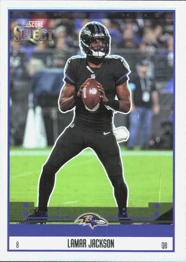 Lamar Jackson 2025 Panini Select