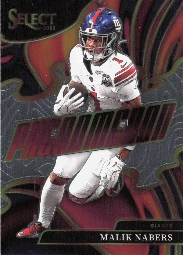 Malik Nabers 2025 Panini Select
