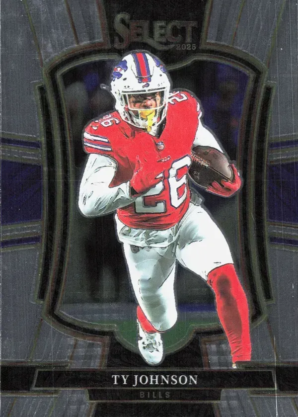 Ty Johnson 2025 Panini Select