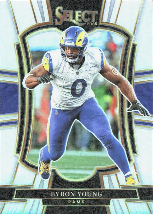 Byron Young — 2025 Panini Select Silver Prizm