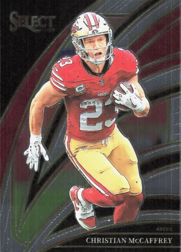 Christian McCaffrey 2025 Panini Select