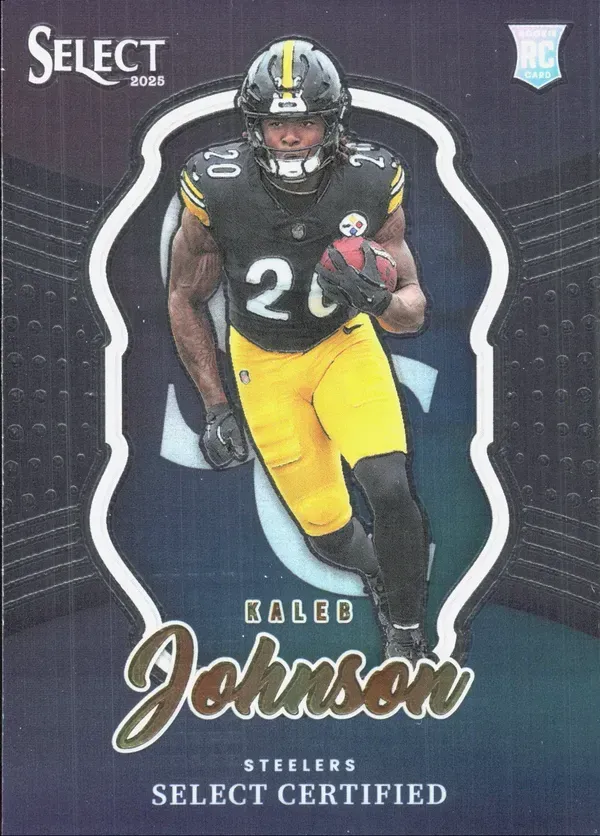 Kaleb Johnson 2025 Panini Select