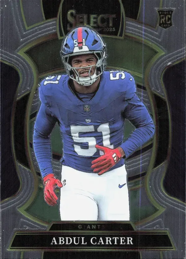 Abdul Carter 2025 Panini Select