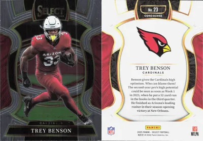Trey Benson 2025 Panini Select