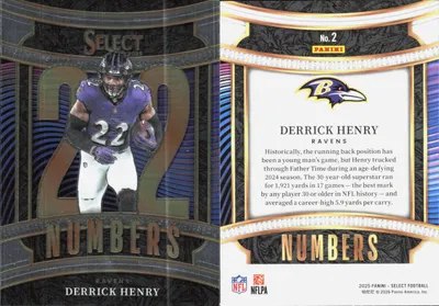 Derrick Henry 2025 Panini Select