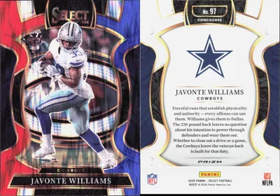 Javonte Williams card