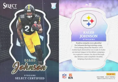 Kaleb Johnson 2025 Panini Select