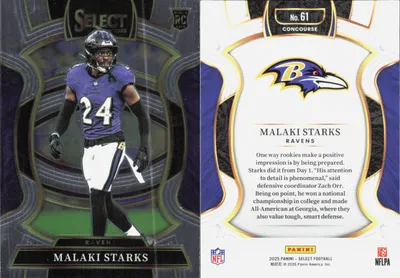 Malaki Starks 2025 Panini Select