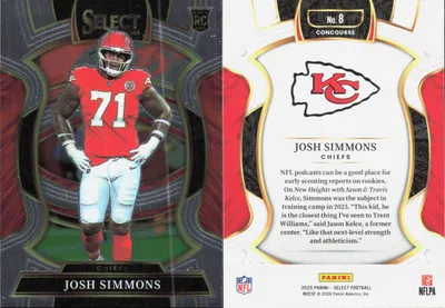 Josh Simmons 2025 Panini Select