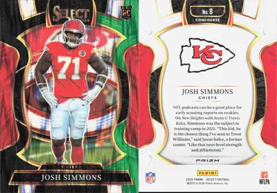 Josh Simmons 2025 Panini Select