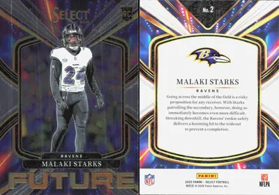 Malaki Starks 2025 Panini Select