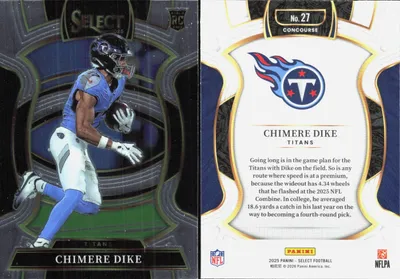 Chimere Dike 2025 Panini Select