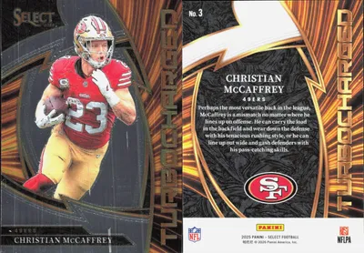 Christian McCaffrey 2025 Panini Select