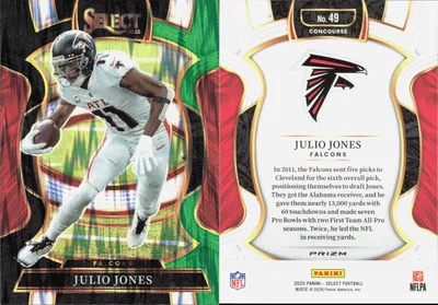 Julio Jones 2025 Panini Select