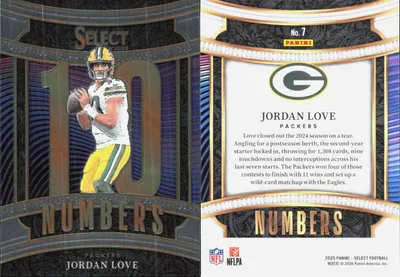 Jordan Love 2025 Panini Select