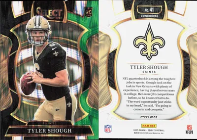 Tyler Shough 2025 Panini Select