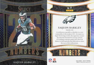 Saquon Barkley 2025 Panini Select