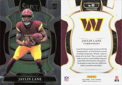 Jaylin Lane 2025 Panini Select