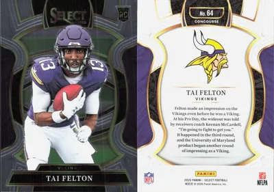 Tai Felton 2025 Panini Select