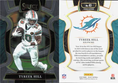 Tyreek Hill 2025 Panini Select