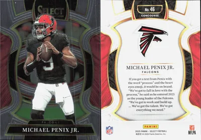 Michael Penix Jr. 2025 Panini Select