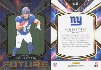 Cam Skattebo 2025 Panini Select