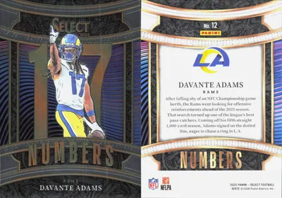 Davante Adams 2025 Panini Select