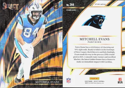 Mitchell Evans card